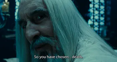 Gandalf so you have chosen death meme template