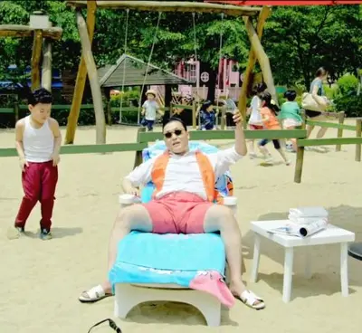 Gangnam Style meme template