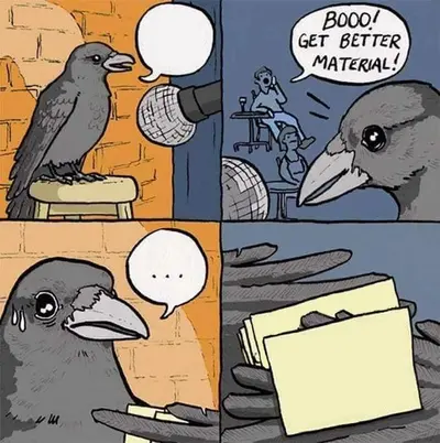 Get Better Material meme meme template