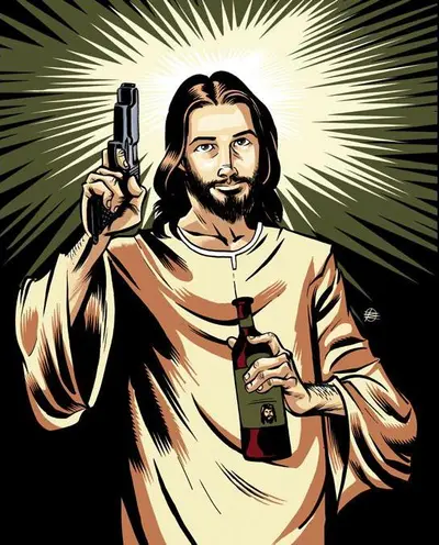 Ghetto Jesus meme template