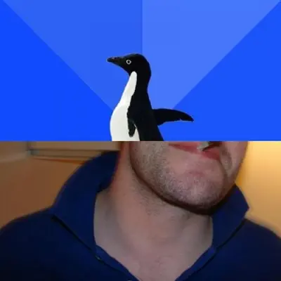 Good Guy Socially Awkward Penguin meme template