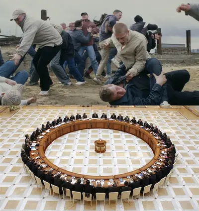 Green Street Hooligans government meme template