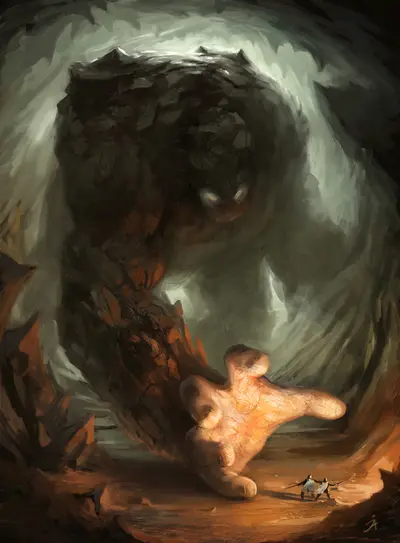 Grotte caverne monstre chavaliers attraper knights monter catch meme template