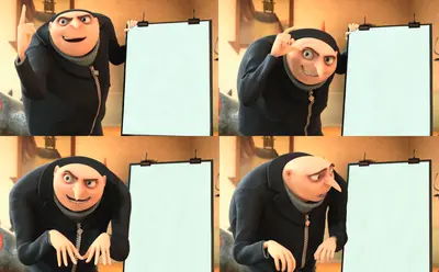 Gru presentation tableau v1 meme template