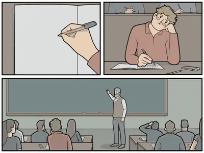 Gudim teacher copying own notes meme template