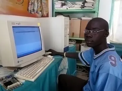 Guy pointing at computer screen meme template