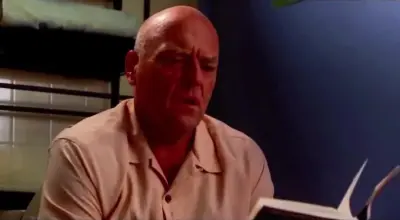 Hank Schrader on the toilet meme template
