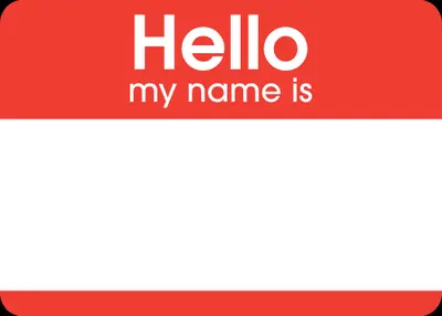 Hello My Name Is meme template
