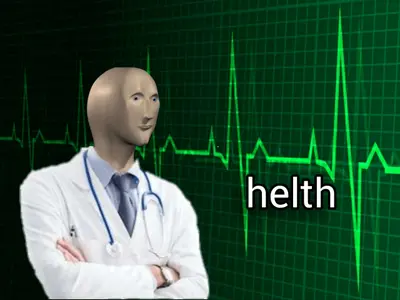 Helth meme man meme template