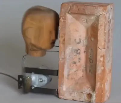 Hitting head on a brick meme template