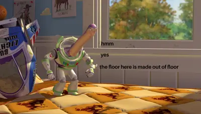 Hmm yes the floor meme template