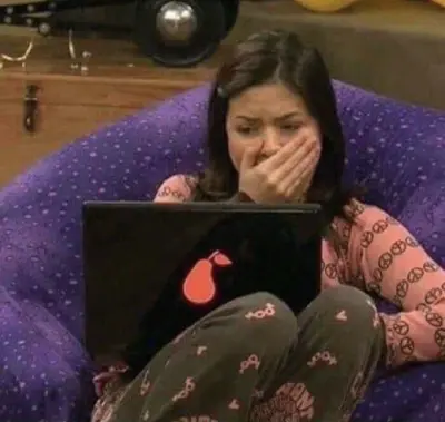 iCarly gasp meme template