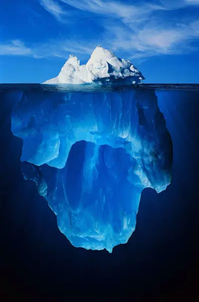 iceberg meme template