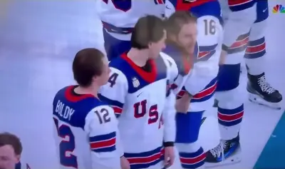 I'm getting fucked up tonight USA Hockey meme template