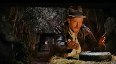 Indiana Jones reaching for idol meme template