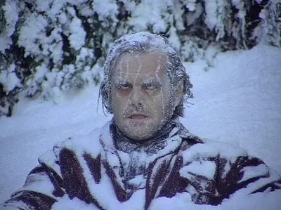 Jack Nicholson The Shining Snow meme template