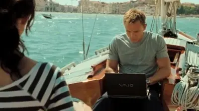 James Bond on a boat meme template
