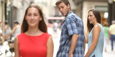 Jealous Girlfriend meme template