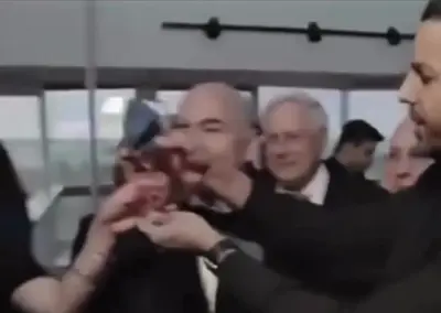 Jeff Bezos laugh meme template