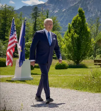 Joe Biden Walking meme template
