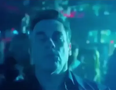 Jon Hamm in the club meme template