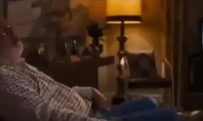 Jordan Belfort's dad crashing out meme template