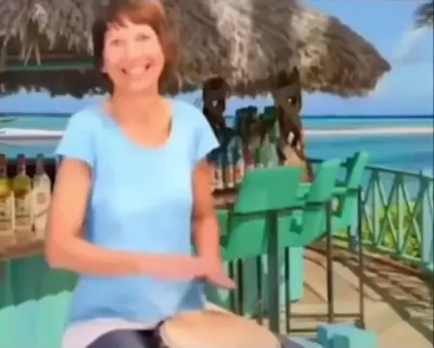 Karen playing bongos meme template