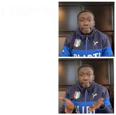 Khaby Lame Shrug meme template