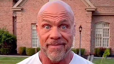 Kurt Angle stare meme template