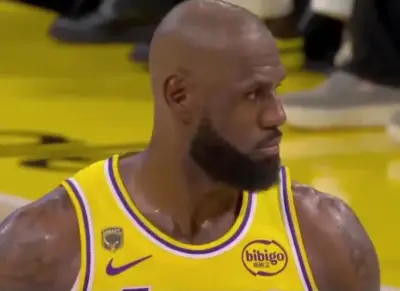 LeBron Nervous meme template