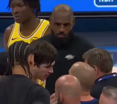 LeBron nodding meme template