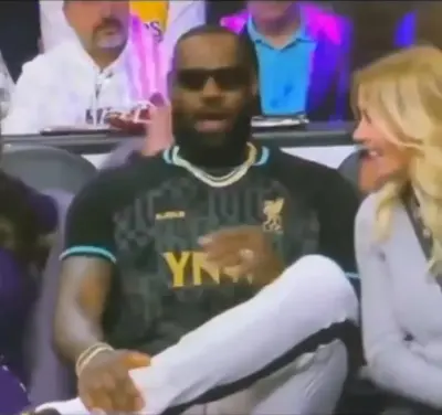 LeBron rizzing meme template
