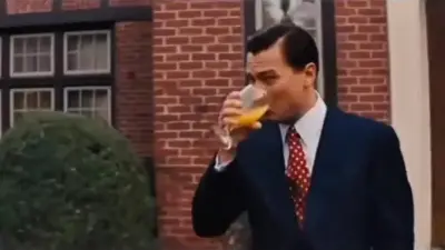 Leo edit (Wolf of Wall Street) meme template