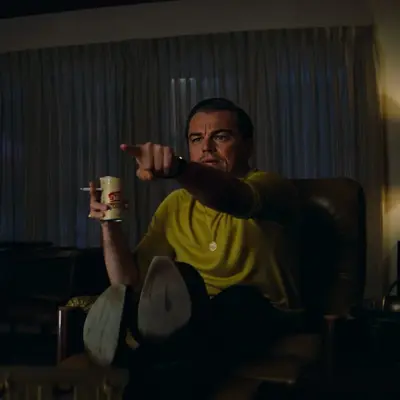 Leo Pointing meme template