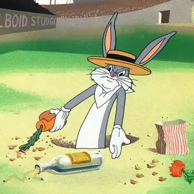 Mad bugs bunny pissed off bugs bunny (cropped) 1:1 ratio meme template