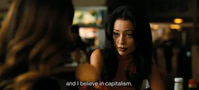 Maddy from Euphoria I Believe in Capitalism meme template