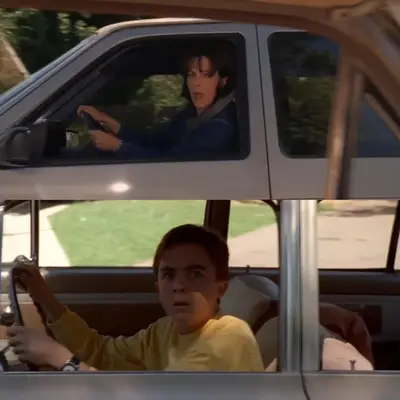 Malcolm in the Middle driving meme template