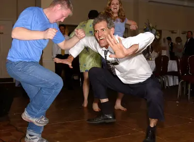 Mel Gibson jig dance meme template
