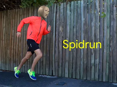 Meme man running meme template