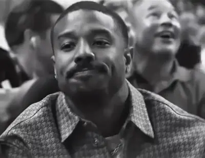 Michael B. Jordan awkward meme template