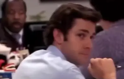 Michael Scott &amp; Jim Halpert meme template