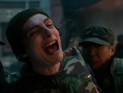 Mike Wheeler Stranger Things screaming meme template