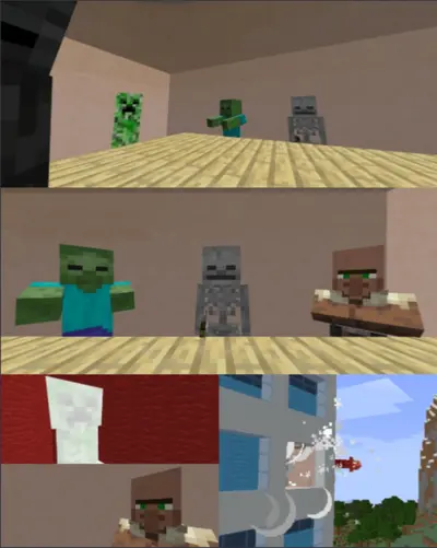 Minecraft boardroom meeting meme template