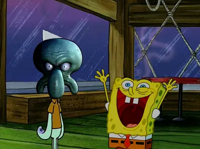 Morbid skodwarde menacing spongebob meme template