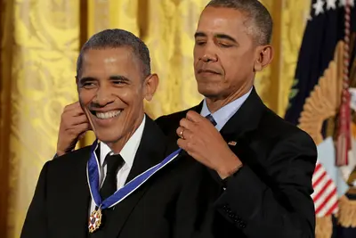 Obama and Obama meme template