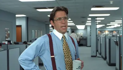 Office Space Bill Lumbergh meme template