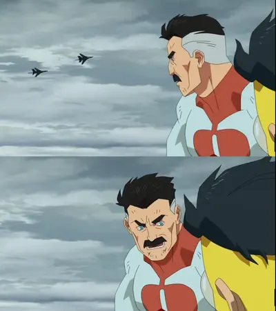 Omni man look what they need meme template