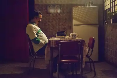 Pablo Escobar waiting sadly meme template