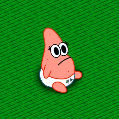 Patrick Star confused face meme template