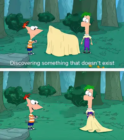 Phineas and Ferb blanket reveal meme template